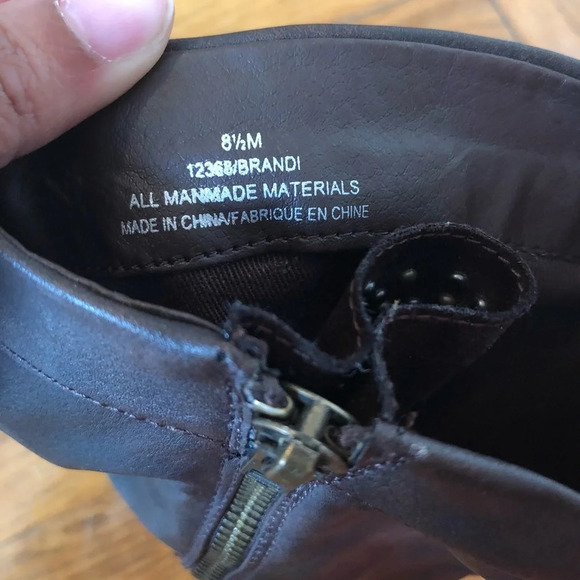 Vegan leather studded boots size 8.5 - Picture 8 of 11